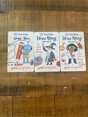Yoto Daily Draw Alongs Volume 1, 2, & 3